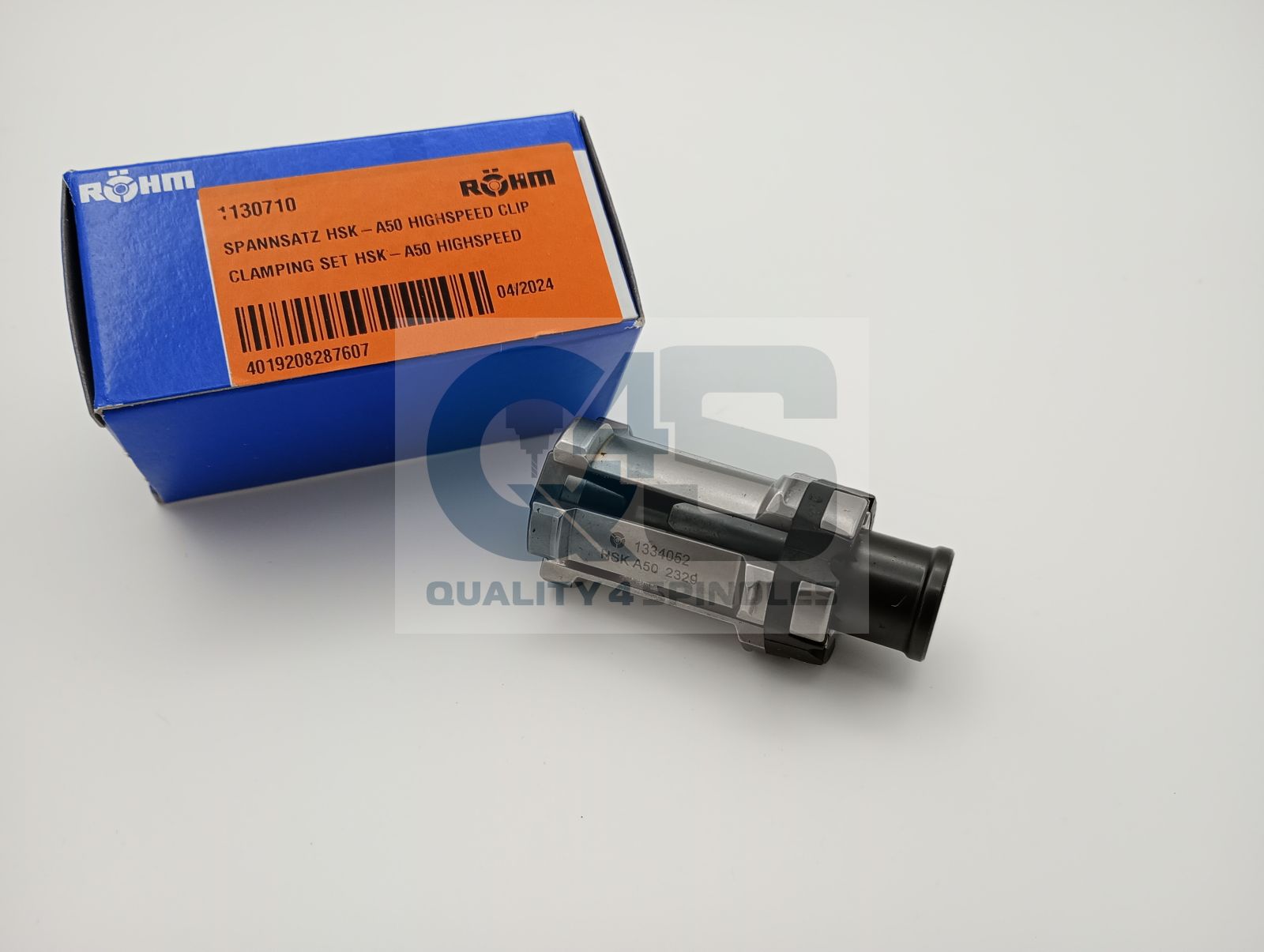 Spannsatz HSK-F63 - Highspeed Clip 15° - Wartungsarm - Omlat - 4-075-04-0157