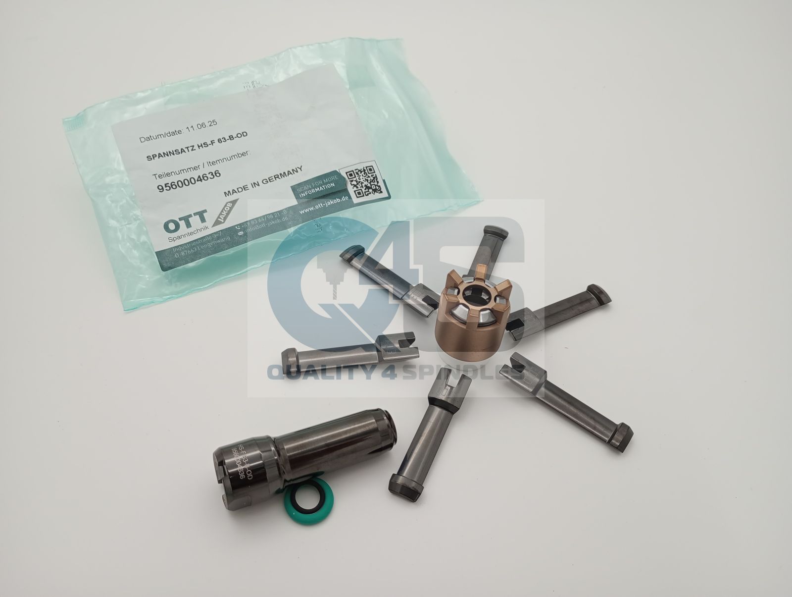 Spannsatz HSK-F63 - Wartungsarm - 4-075-04-0154 / 4-075-04-0087